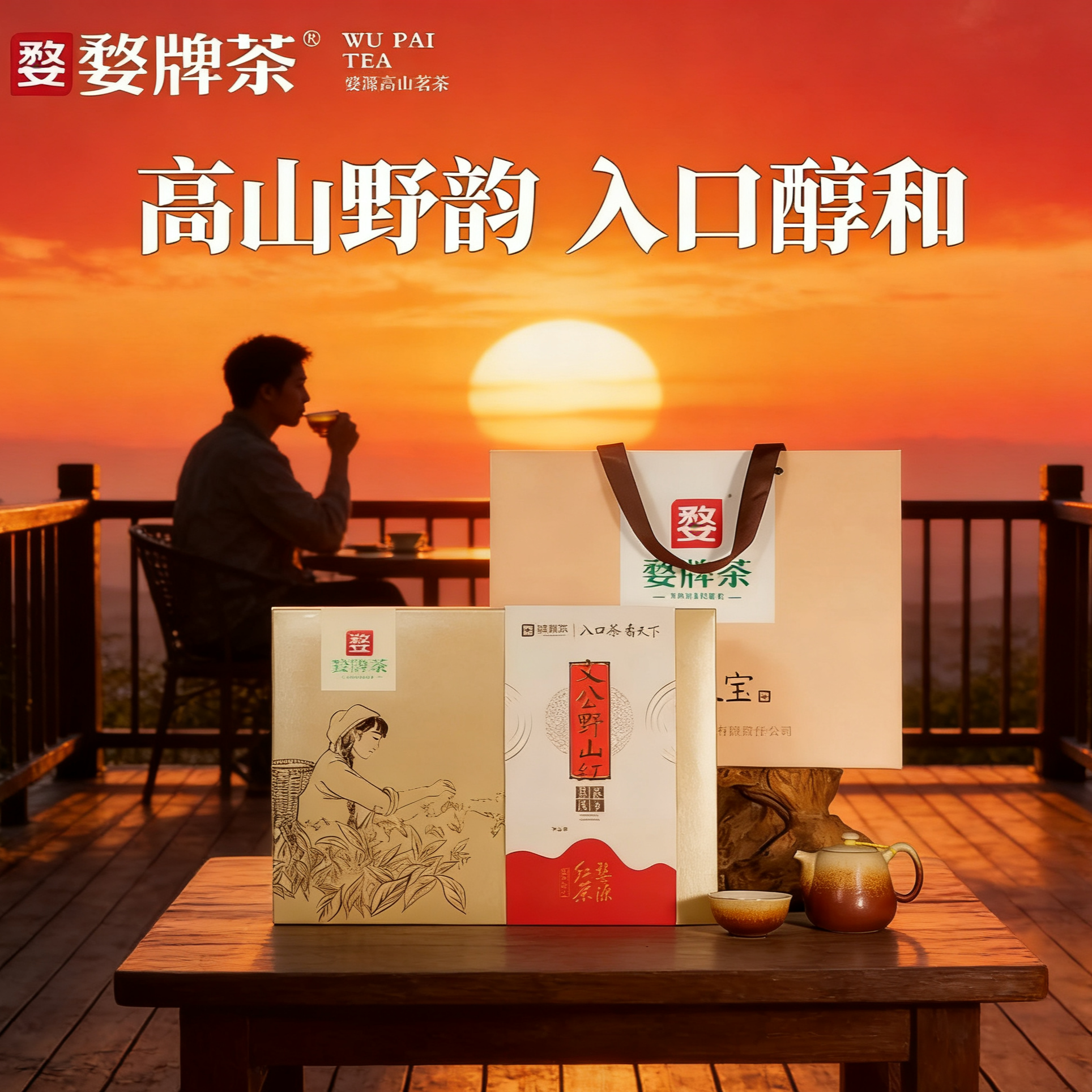 野山红茶婺源野生高山红茶江西特产精品茶叶小袋装高档送礼盒装