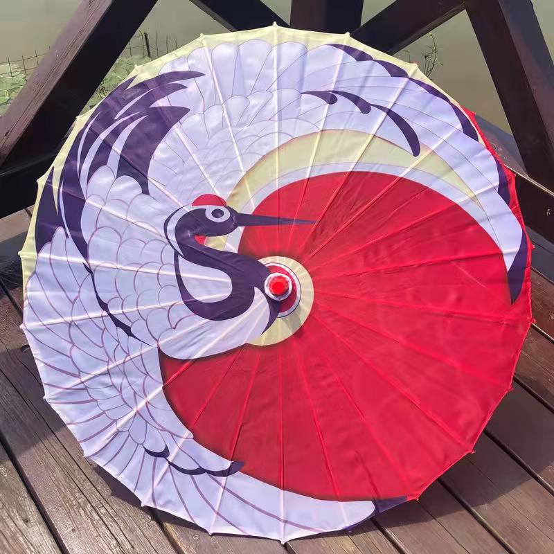 公孙离祈雪灵祝cos伞道具百舞惊鸿油纸伞古风儿童玉兔公主绸布图片