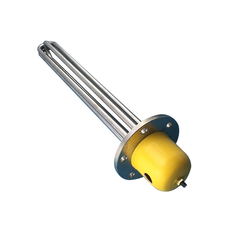 不锈钢115MM法兰导热油电热管锅炉水箱加热管棒380V大功率包邮