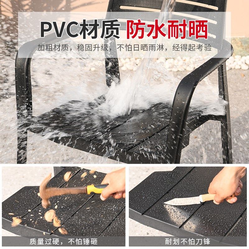 莫家户外休闲桌椅防水防晒庭院花园别墅露天室外奶茶外摆桌椅组合,住宅家具,桌椅套件,淘宝优惠券,粉丝福利购,淘宝优惠卷