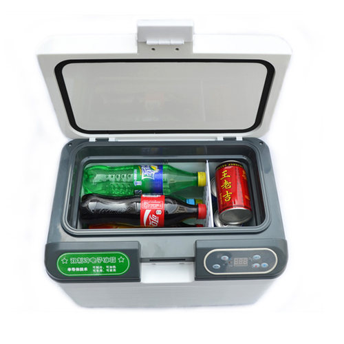 索美特12L双制冷车载冰箱迷你冰箱小型家用胰岛素冷藏箱12v24V