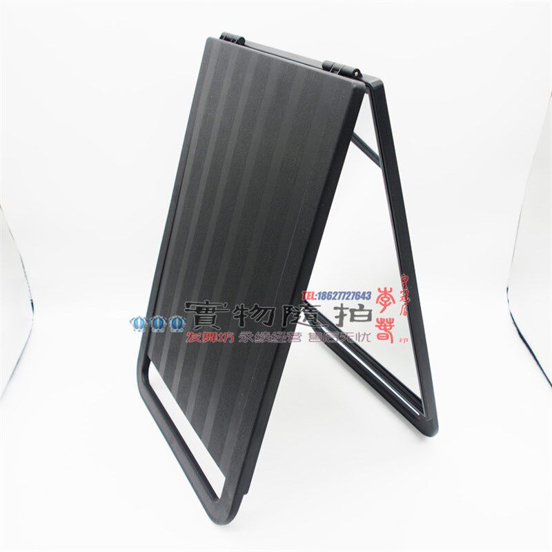 美发后镜子化妆师美容院发廊理发店影楼造型双面折叠化妆镜子银色