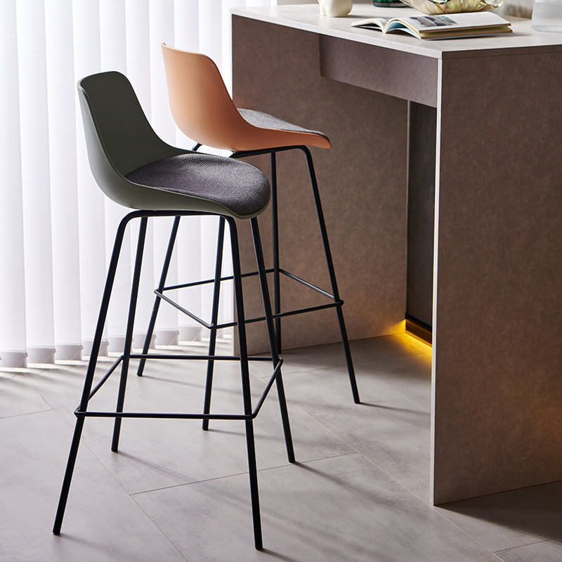 户外庭院阳台前台收银柜台酒吧网红镂空塑料家用靠背高脚凳子吧台,住宅家具,家用高脚椅,淘宝优惠券,粉丝福利购,淘宝优惠卷