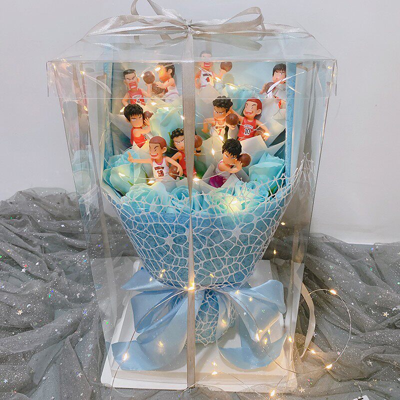 灌篮高手手办樱木花道流川枫创意公仔花束礼盒送男生生日礼物老公