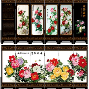 中国特色礼品漆器小屏风摆件 圣诞节新年送老外礼物外事纪念