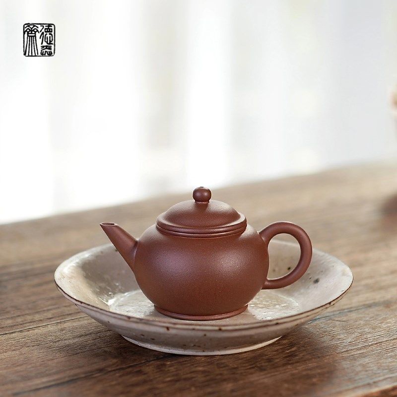 德弈斋宜兴紫砂茶壶中式复古黄龙山原矿老清水泥乐子焱迷你水平壶,餐饮具,茶壶,淘宝优惠券,粉丝福利购,淘宝优惠卷