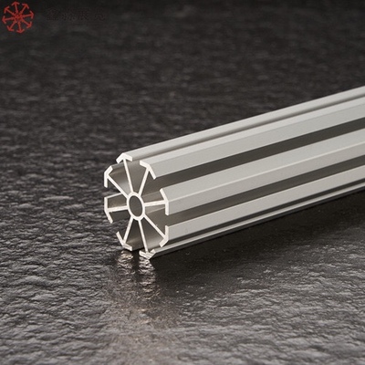 标摊展位搭建立柱 小孔八棱柱铝材 八角柱 细心8k柱书画展板立柱