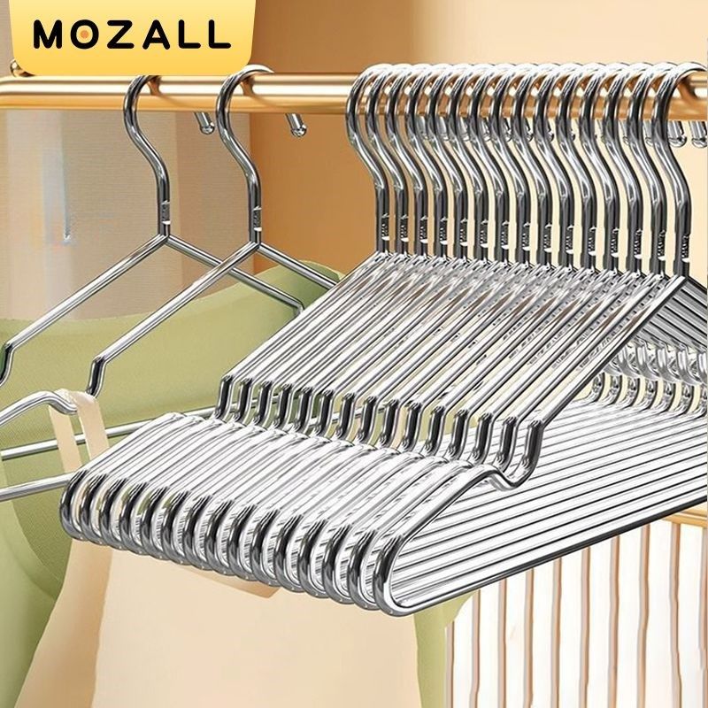 带钢印304不锈钢衣架一体式实芯防滑晾衣架衣挂架衣撑宿舍晾衣架,收纳整理,金属衣架,淘宝优惠券,粉丝福利购,淘宝优惠卷