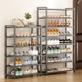 2023爆款 架子枪灰好看宿舍落地新款 柜 架家用室内入门口多层鞋 鞋