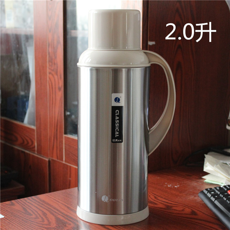 家用热水瓶宿舍暖水瓶保温壶大容量学生真空玻璃食品级木塞开水瓶