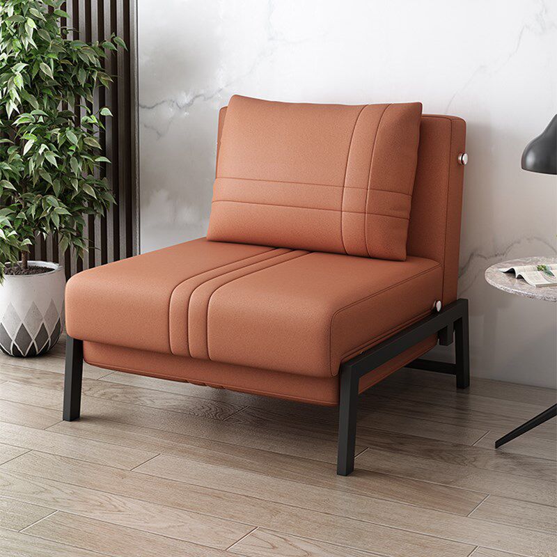 贵祺科技布沙发床两用1米宽 多功能单人床阳台推拉床卧室书房折叠