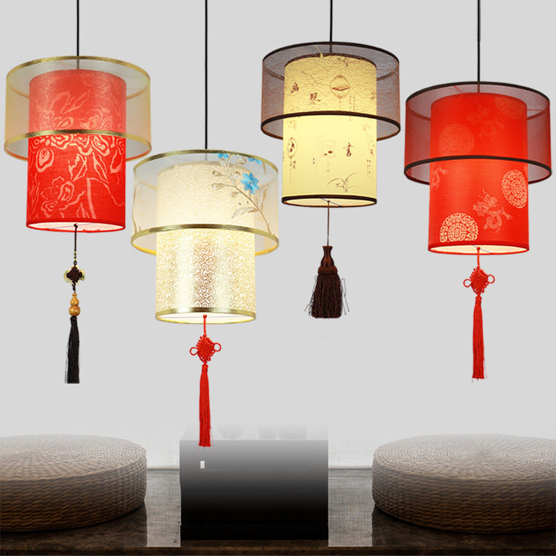仿古灯笼过道玄关楼梯走廊灯具复古餐厅吊灯饭店中式灯茶楼卡座灯