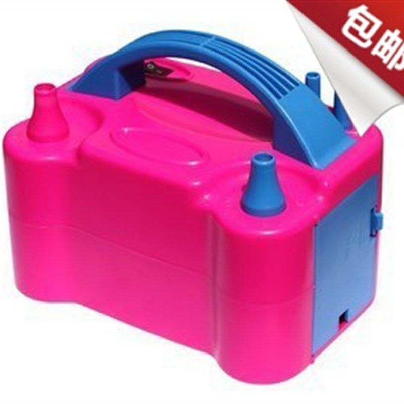 双孔充气泵气球充气机高效气筒电动充气泵圆气球自动打气筒