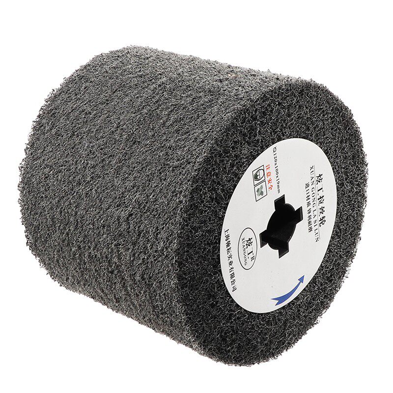 炫工不锈钢纤维轮拉丝轮尼龙轮十字芯抛磨轮抛光轮电动拉丝机专用