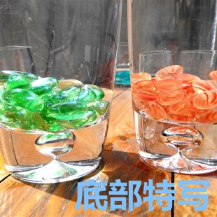 带底泡花瓶 插花富贵竹玻璃瓶 超白透明圆柱形直筒水培小鱼缸超厚