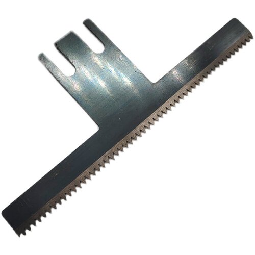 立式包装机T型切刀 长度160mm 厚度2mm 孔距20mm 锯齿牙刀 刀片