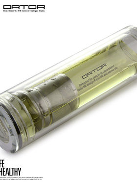 英国ORTOR双层玻璃杯过滤茶杯男女士商务办公水杯便携车载水杯子