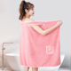 浴巾女可穿可裹2022新款 夏纯棉家用洗澡浴袍大毛巾裹巾浴裙可裹式