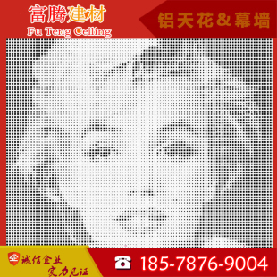 铝板 幕墙铝单板人物肖像雕刻铝单板 冲孔铝单板吊顶 铝单板木纹