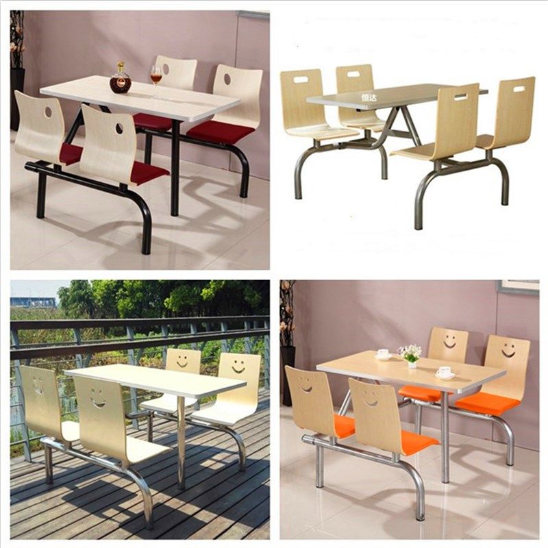食堂餐桌椅员工饭堂不锈钢连体支架4人8人小吃店快餐桌简单经济型,住宅家具,不锈钢/PVC餐桌,淘宝优惠券,粉丝福利购,淘宝优惠卷