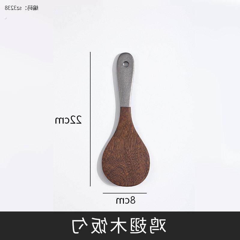 木铲子不粘锅专用耐高温炒菜铲子木头质锅铲长柄汤勺家用厨房套装