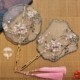 紫薇花古风团扇单面刺绣圆扇古风汉服舞蹈扇子古典宫廷道具宫扇