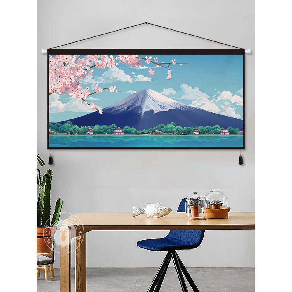 温馨客厅斯堪的纳维亚风景画现代极简主义沙发背景墙装饰画餐厅挂