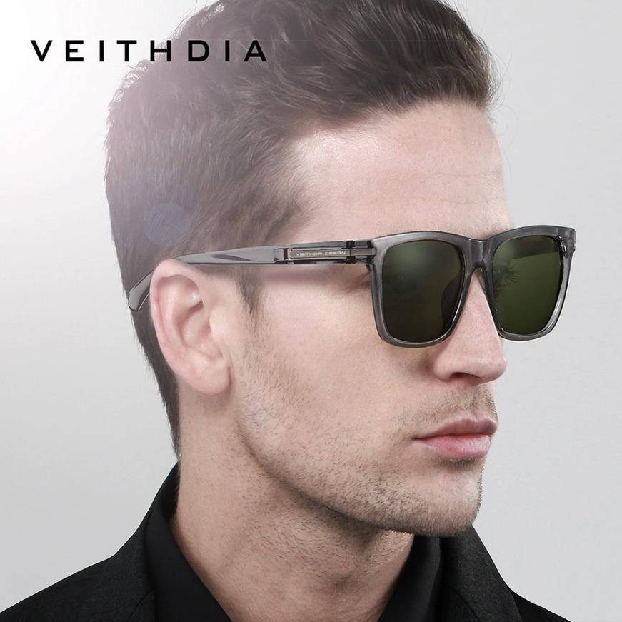 Veithdia/威斯.绿焰 男士偏光镜潮太阳眼镜抗UV太阳眼镜定制近视