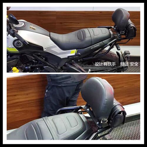 适用于幼狮250/500改装后靠背边包侧包护杠边箱后货架BJ250后靠背
