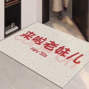 入户地垫艺术家地毯耐脏丝圈耐用门口舞蹈地垫可裁剪防滑入门垫