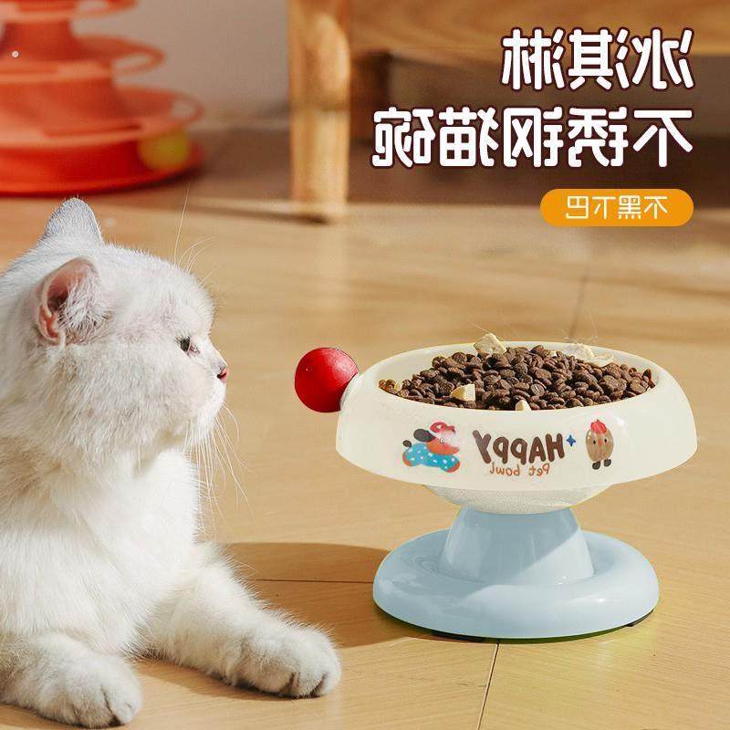 猫碗猫食盆猫咪饭碗粮碗喝水碗不锈钢狗碗不易打翻保护颈椎宠物碗,宠物/宠物食品及用品,猫狗碗/慢食碗,淘宝优惠券,粉丝福利购,淘宝优惠卷