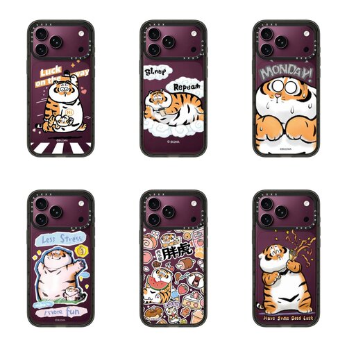 不二马胖虎 Luck on the way适用于iPhone18/17pro手机壳艺术个性创意16/15/14/13/12pro潮酷磁吸防摔硬壳女