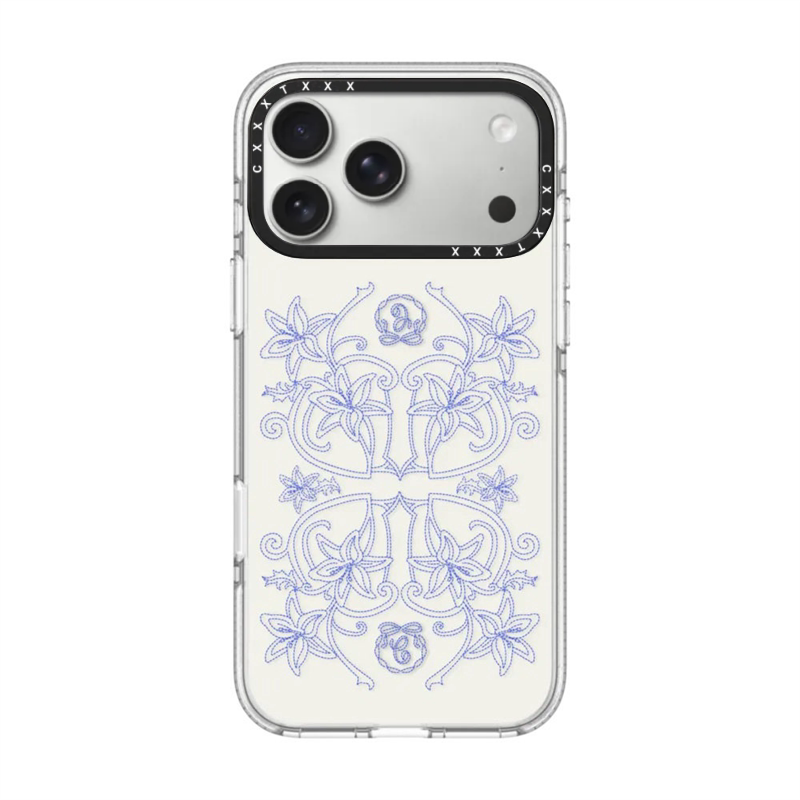 联名luxe garden瓷白奢华花园苹果18/17Promax手机壳适用于iPhone16pro个性15/14/13promax防摔磁吸17保护套