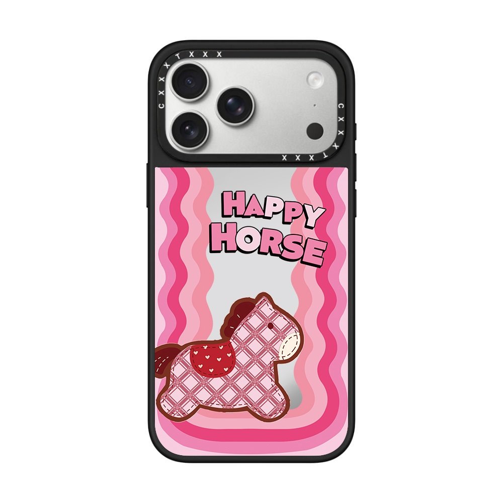 招财桃花波浪小马C家MagSafe磁吸适用iPhone苹果17promax手机壳16plus/15卡通14高级感13潮牌12明星同款创意