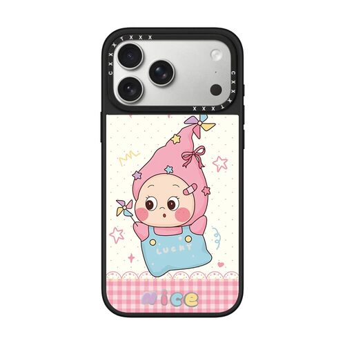 casyetifi联名呆萌草莓人苹果手机壳适用iPhone17Promax潮牌16plus创意星星人15max银镜磁吸14pro精致保护套