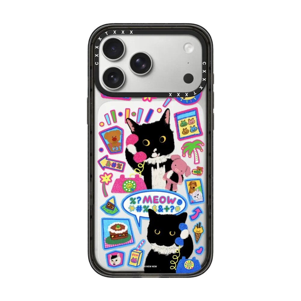 黑猫梦想家第二弹联名苹果18Pro适用iPhone17ProMax可爱萌宠明星同款磁吸手机壳16Plus15pro防摔保护套14/13