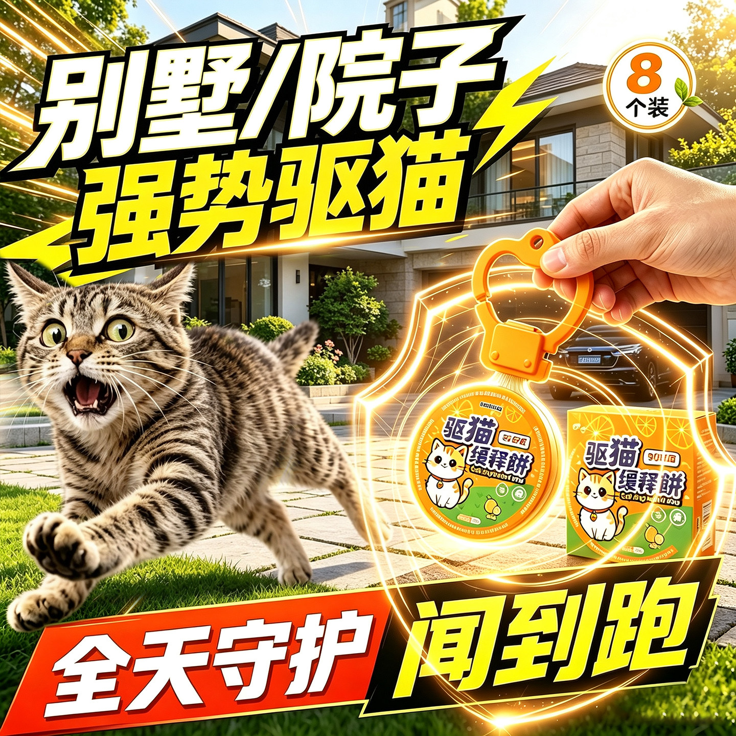 别墅庭院驱猫神器室外长效强力除赶防猫野猫乱拉尿专用药喷雾图片
