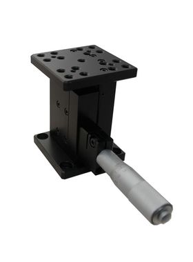 NT06VM25精密手动升降台 测微头位移台 实验微调滑台 光学调整架