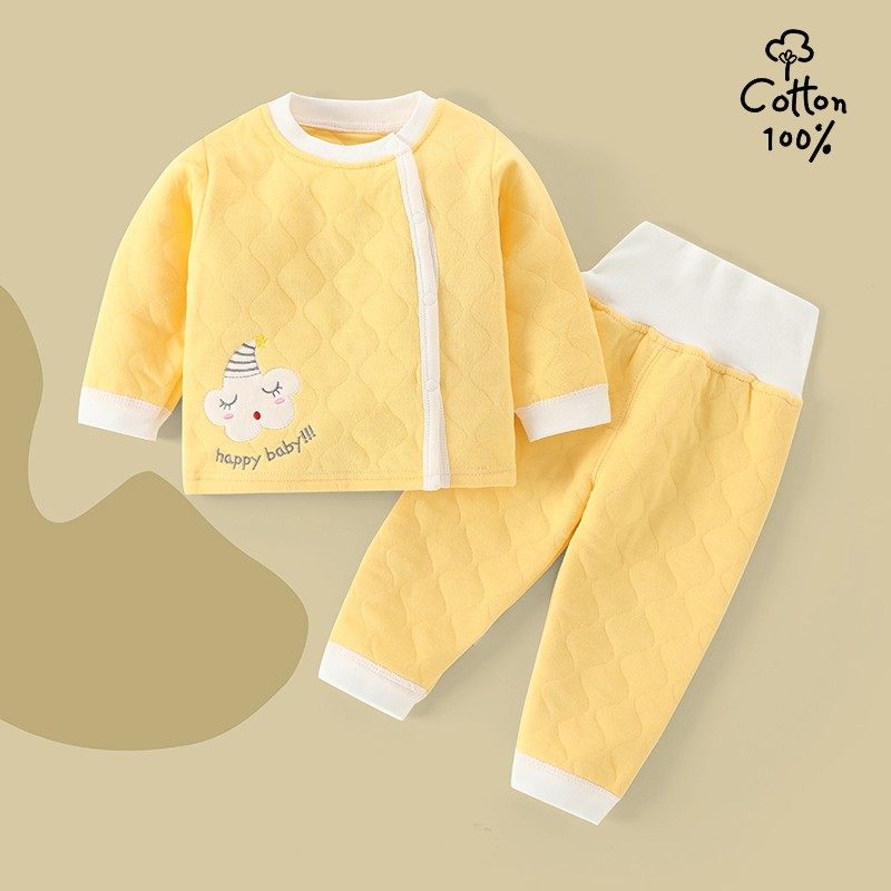 婴儿保暖内衣套装秋冬纯棉加厚儿童分体衣服宝宝秋衣秋裤高腰护肚,童装/婴儿装/亲子装,内衣套装,淘宝优惠券,粉丝福利购,淘宝优惠卷