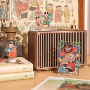 四象风物节日守护神钟馗人形立牌工作居家桌面摆件平安护身小礼物