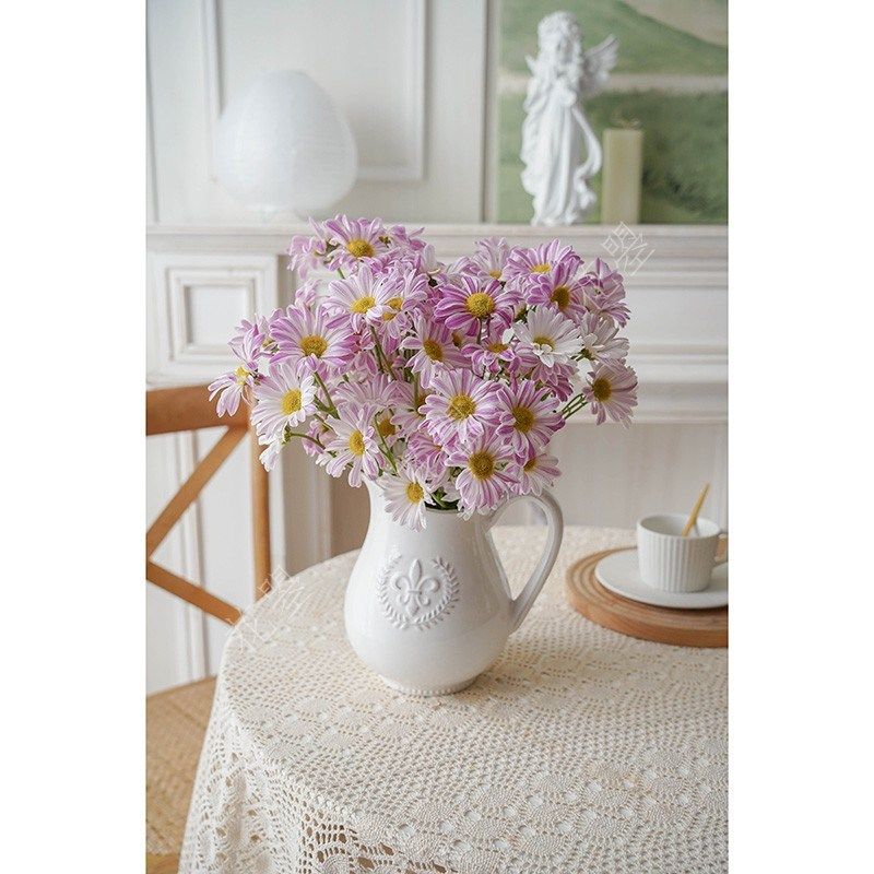 花曌 斑纹小雏菊鲜花水养真花鲜切花浅粉色小雏菊家居花瓶插花,鲜花速递/花卉仿真/绿植园艺,花材,淘宝优惠券,粉丝福利购,淘宝优惠卷