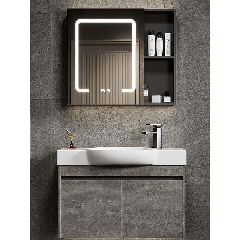 挂墙式洗脸盆柜组合卫生间陶瓷一体洗漱台池浴室阳台小尺寸洗手盆