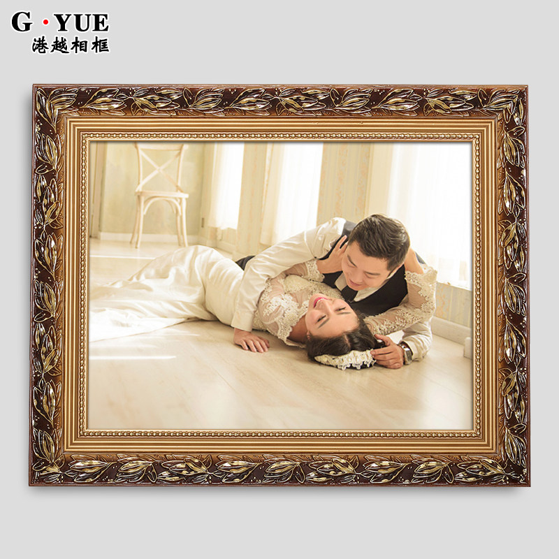 欧式实木挂墙婚纱照相框16 18 20 24寸 30 36 40寸创意油画框定做,家居饰品,相框/画框,淘宝优惠券,粉丝福利购,淘宝优惠卷