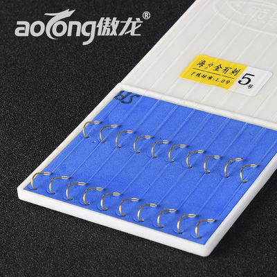 子线双钩金袖海夕鱼钩细条金海汐绑好成品金秀金铀金锈海西鱼钩