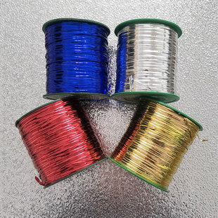 加长彩色扎线带 礼品蛋糕包装袋封口金丝绳 金属扎丝铁丝扎条银红