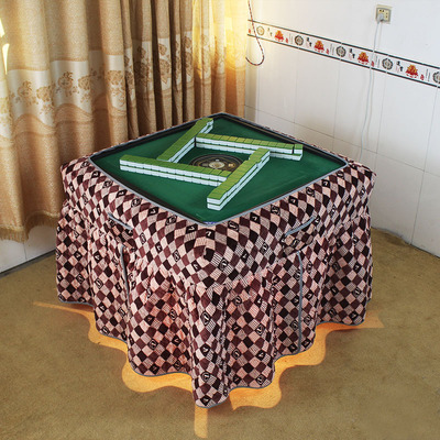 新款麻将机烤火罩加绒加厚自动麻将机取暖围裙打牌保暖麻将桌套子