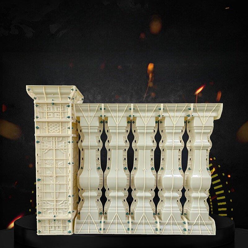 工程加厚罗马柱阳台栏杆扶手花瓶柱模具别墅现浇围栏柱子建筑磨板