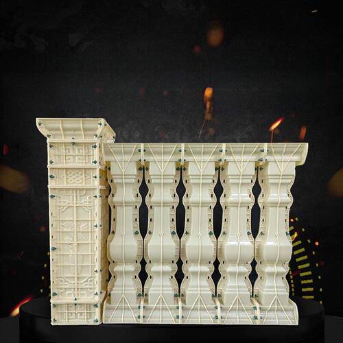 工程加厚罗马柱阳台栏杆扶手花瓶柱模具别墅现浇围栏柱子建筑磨板