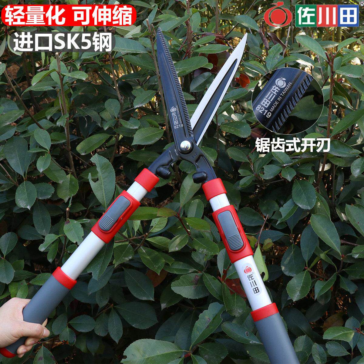 绿篱剪刀可伸缩铝合金篱笆剪园艺大草剪园林强力花剪修草坪绿化剪