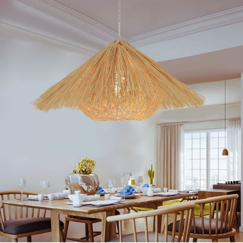 竹藤吊灯竹编灯 中式餐厅灯饰 东南亚客厅餐厅卧室酒楼饭店工程灯,家装灯饰光源,客厅吊灯,淘宝优惠券,粉丝福利购,淘宝优惠卷